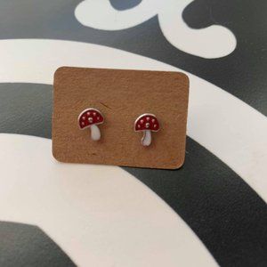Mushroom Earrings